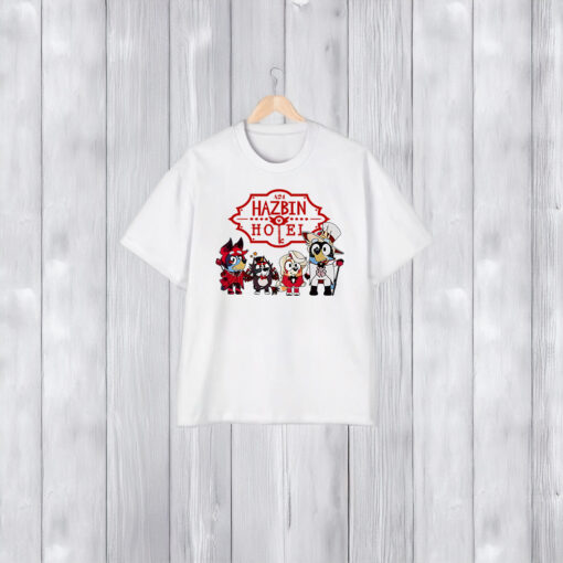 Bluey X Hazbin Hotel Shirt