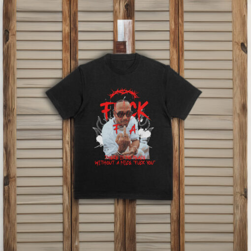 Camiseta Coleção Lewis Hamilton Fuck FIA 3 us