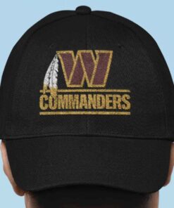 Dan Quinn Commanders Feather Dad Hat