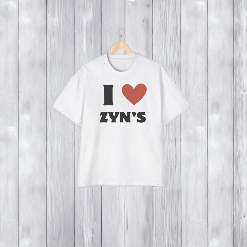 I Love Heart Zyns T-Shirt