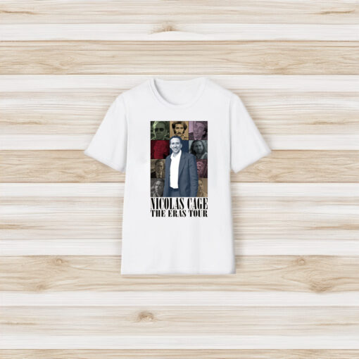 Nicolas Cage The Eras Tour T-Shirts