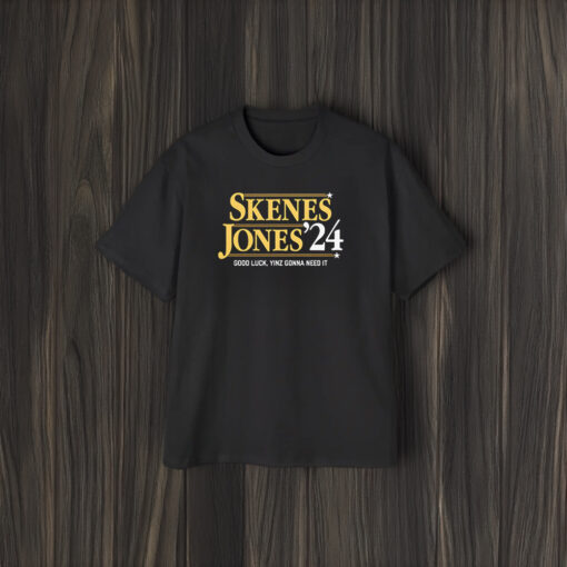 Skenes-Jones' 24 Good Luck, Yinz Gonna Need It T-Shirt