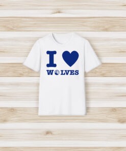 Timberwolves I Love Wolves T-Shirts