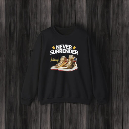 Trump Never Surrender Shoes 2024 Signature Shirts