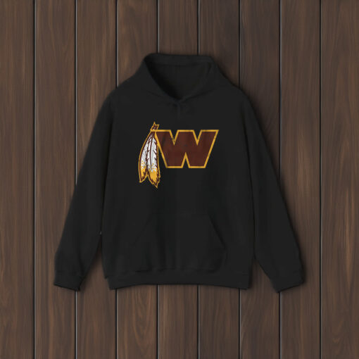 Washington Football Feather Hoodie T-Shirt