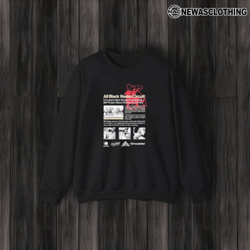 All Black Rodeo Circuit Circulate West Rodeo Invitational Bill Pickett Black Rodeo Tour Event T-Shirt