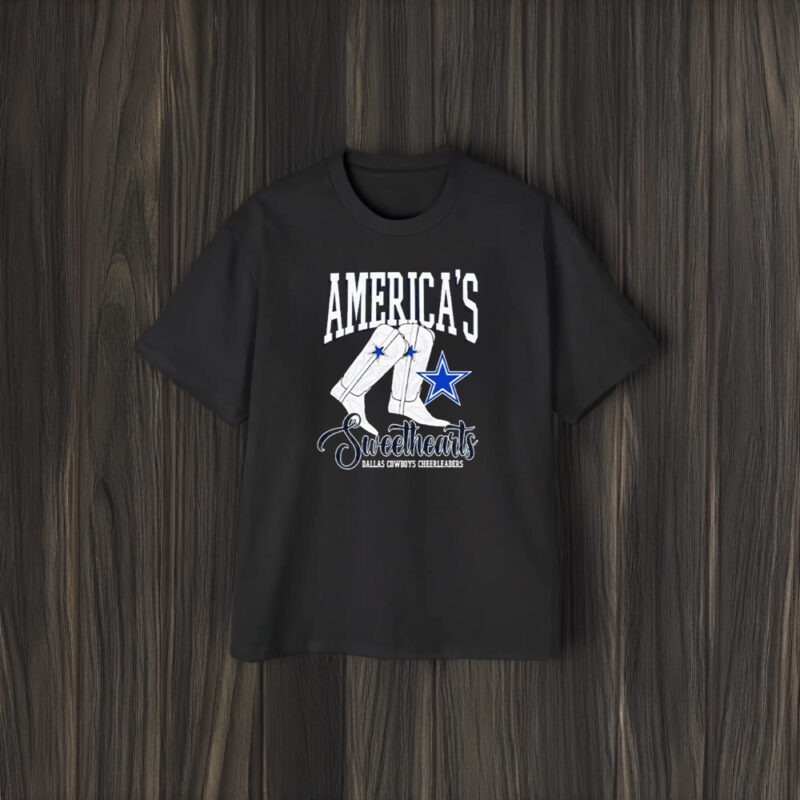 America’s Sweethearts Dallas Cowboys Cheerleaders Boots T-Shirt1