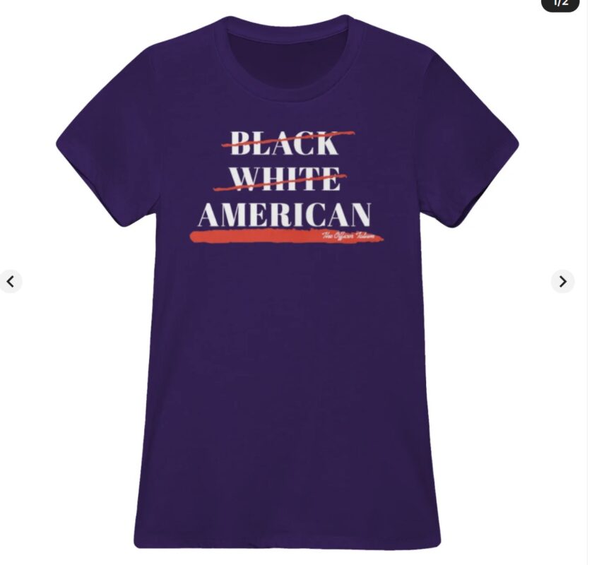 Black White American 2024 Shirt