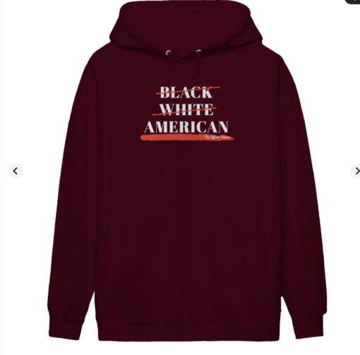 Black White American Hoodie Shirts