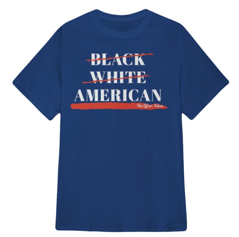 Black White American T-Shirt