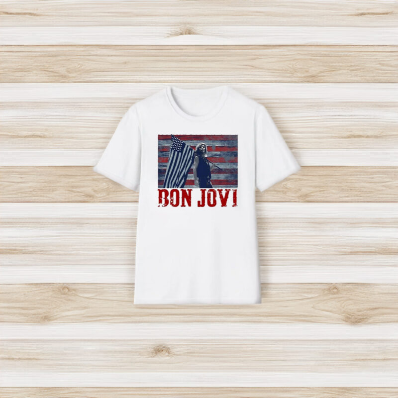 Bon Jovi American Flag T-Shirt3