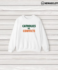 Catholics vs Convicts T-Shirt3