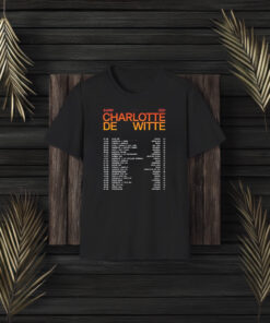 Charlotte De Witte Summer Tour 2024 T-Shirt3