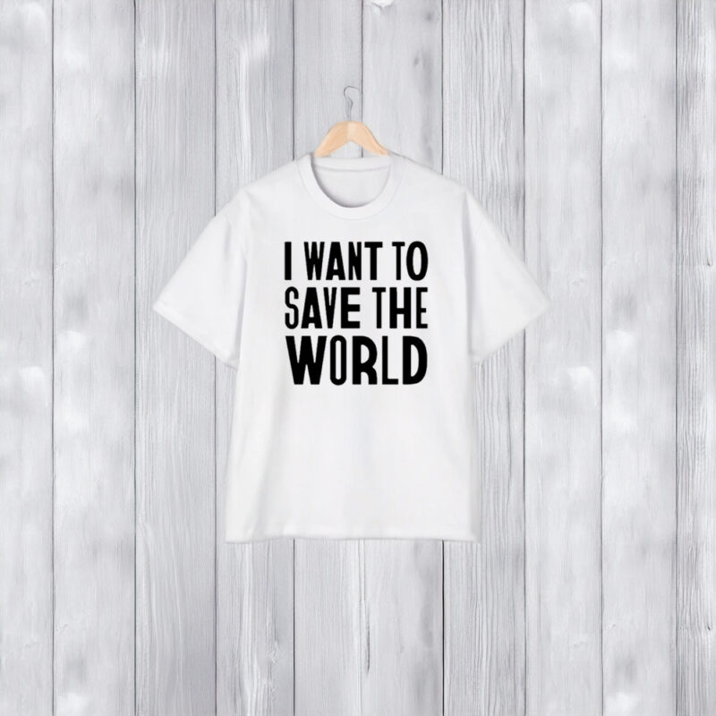 Chris Packham I Want To Save The World T-Shirt1