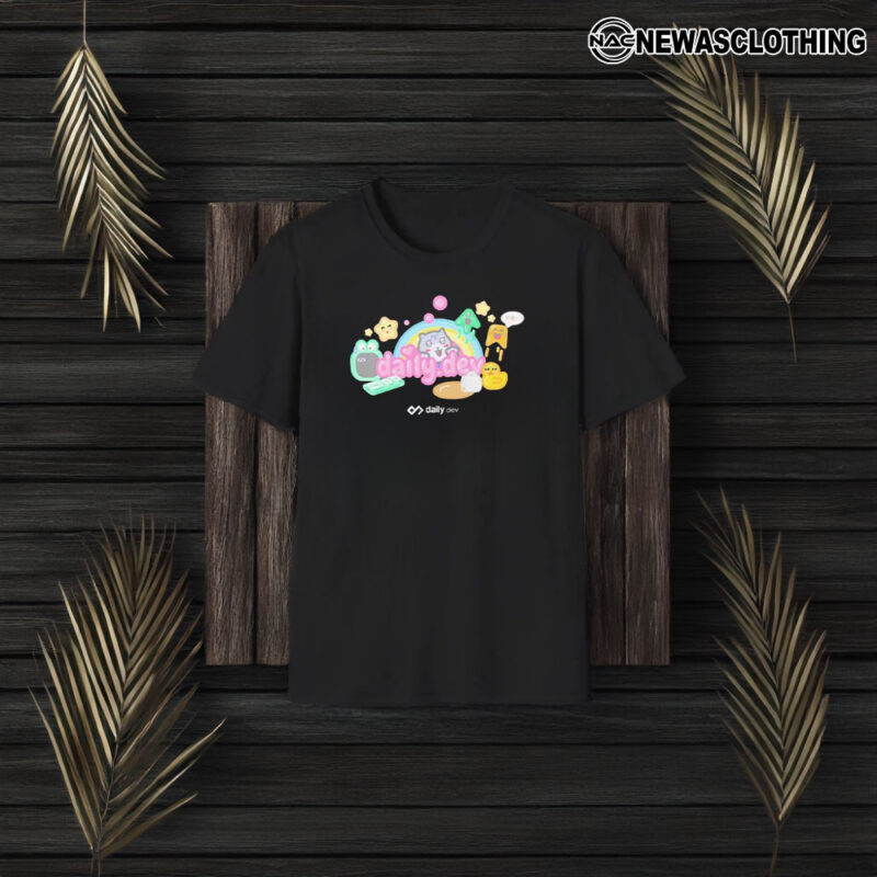 Daily Dev Kawaii Cat T-Shirt