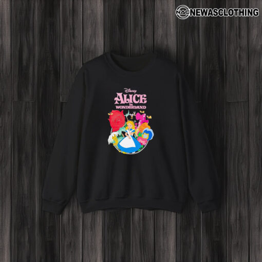 Disney Alice In Wonderland Princess And Flowers T-Shirt