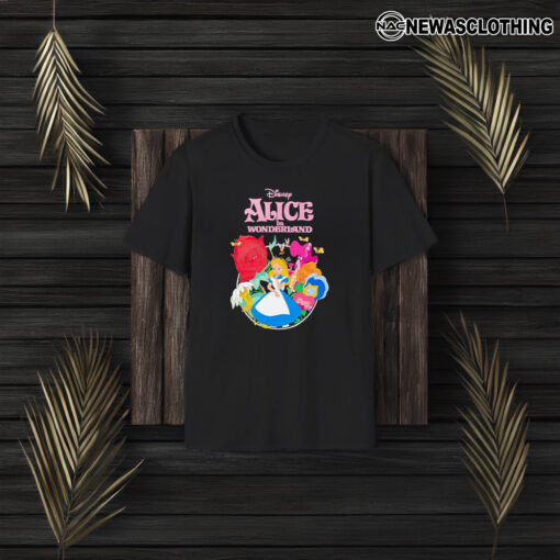 Disney Alice In Wonderland Princess And Flowers T-Shirt3