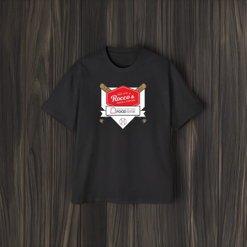 Estd 2018 Rocco’s Pizza & Cantina Greater Baton Rouge Food Bank T-Shirt2