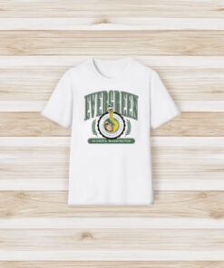 Evergreen State Geoducks Throwback Crest T-Shirt