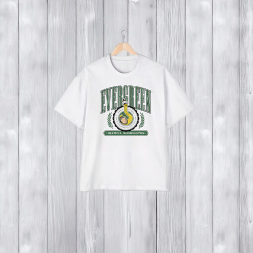 Evergreen State Geoducks Throwback Crest T-Shirt1