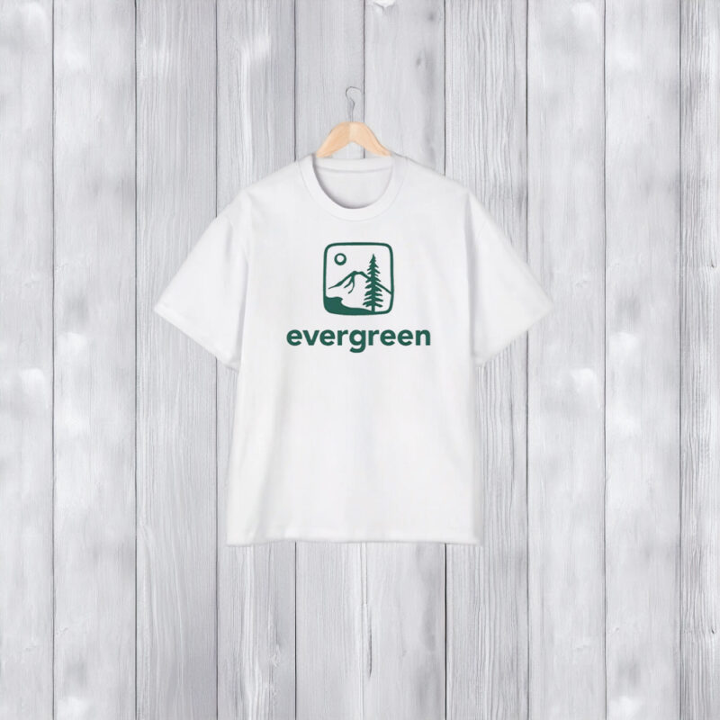 Evergreen State Retro-inspired Logo Ringer T-Shirt2