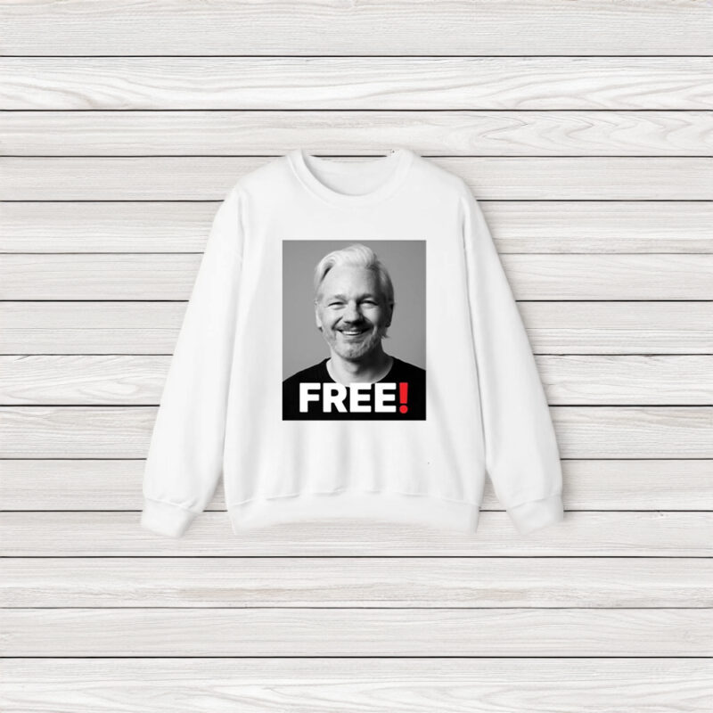 Free Julian Assange T-Shirt3