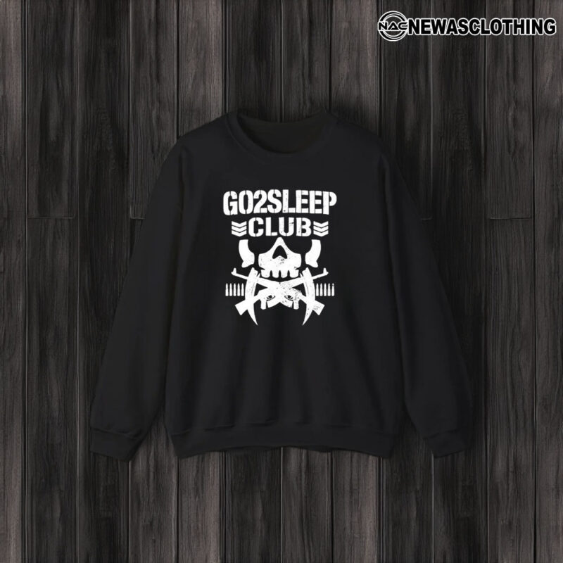 Go2sleep Club Skull And Gun T-Shirt3