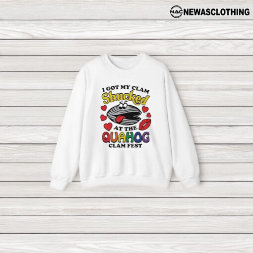 I Got My Clam Shuccked At The Quahog Clam Fest T-Shirt3