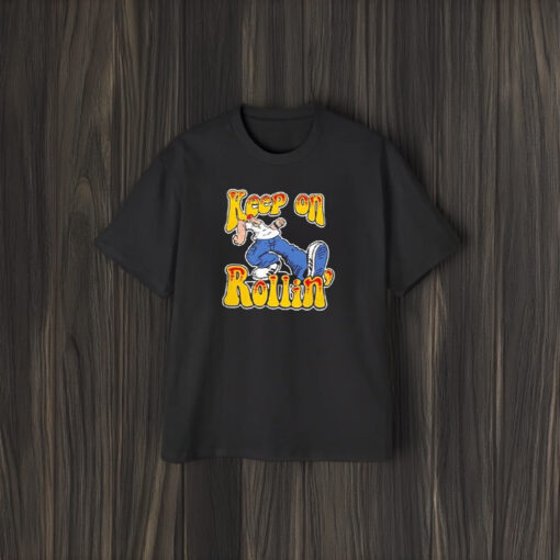 Keep On Rollin Limp Bizkit In The Style Of R Crumb’s Keep On Truckin T-Shirt1