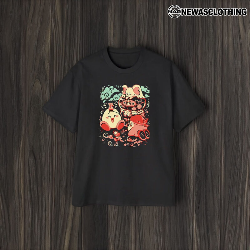 Kirby Right Back Gatcha T-Shirt2