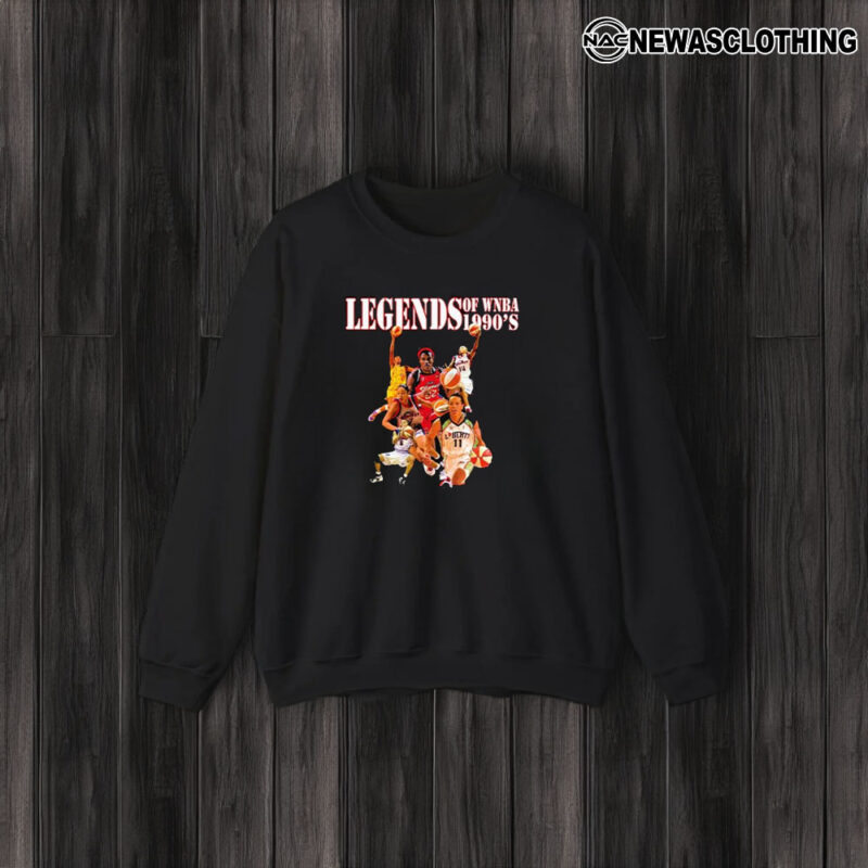 Legends Of Wnba 1990’s Women’s Player Images T-shirt