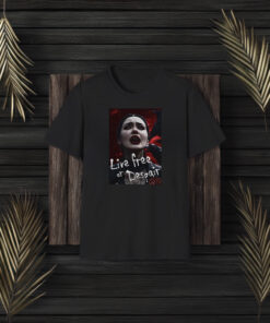 Live Free Or Despair Libertarian Goth T-Shirt3