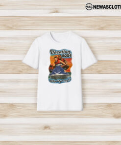 Magic Johnson And Jimmy Kimmel Vacation 2024 Whaddya Say T-Shirt