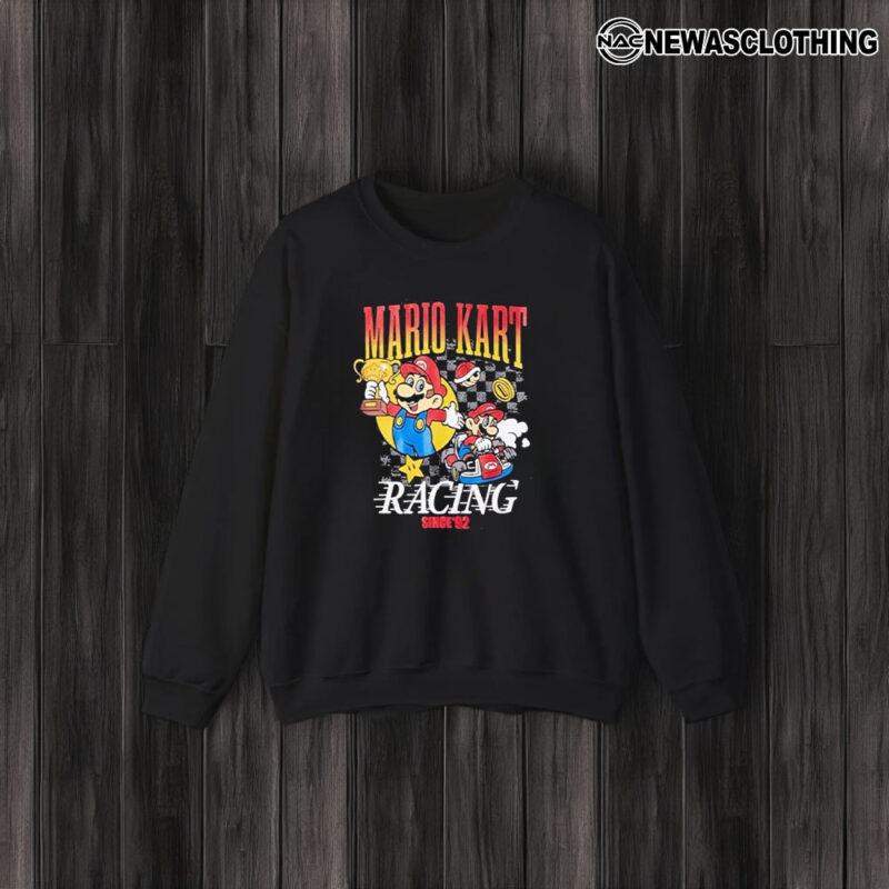 Mario Kart Racing Mineral Wash Since 92 T-Shirt3