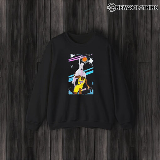 Mewtwo Dunking On Lebron James Hot T-Shirt