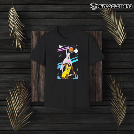 Mewtwo Dunking On Lebron James Hot T-Shirt3