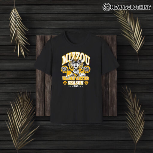 Mizzou Basketball 1993-94 Undefeated Season T-Shirt