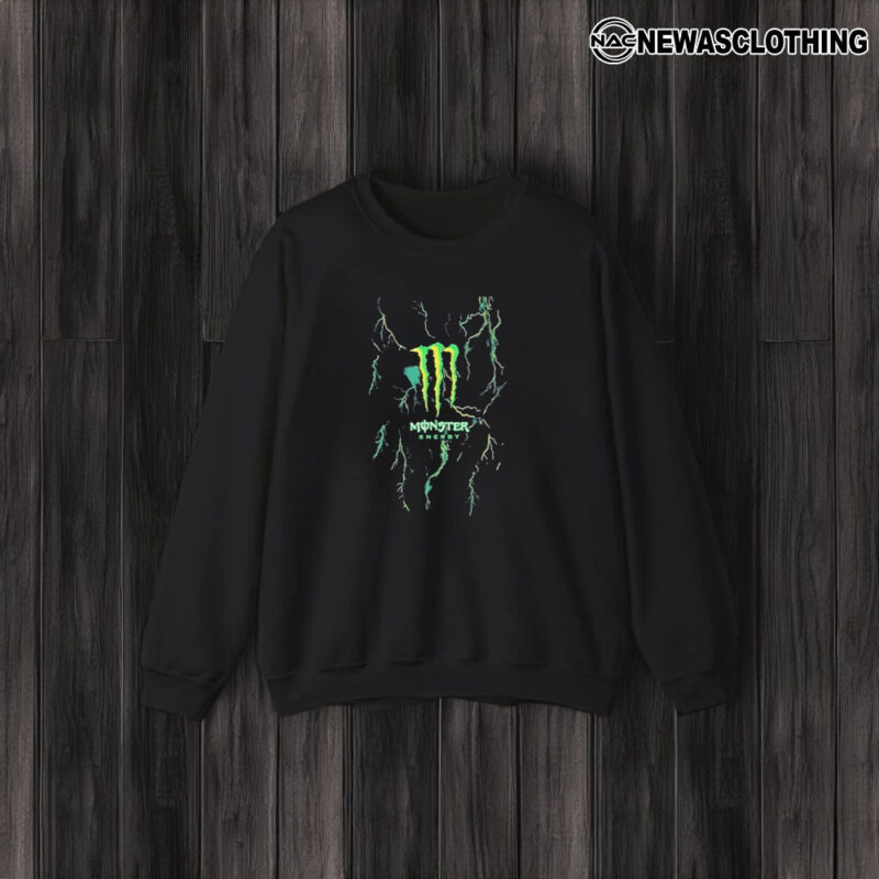 Monster Energy Logo Lightning 2024 T-Shirt3