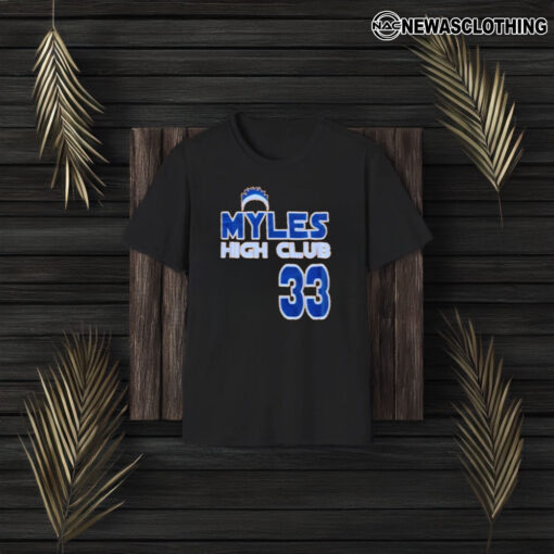 Myles High Club 33 Basketball T-Shirt