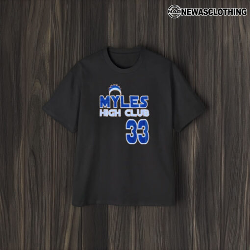 Myles High Club 33 Basketball T-Shirt1