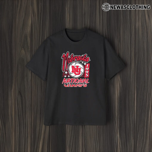 Nebraska Volleyball 1995 National Champs T-Shirt2