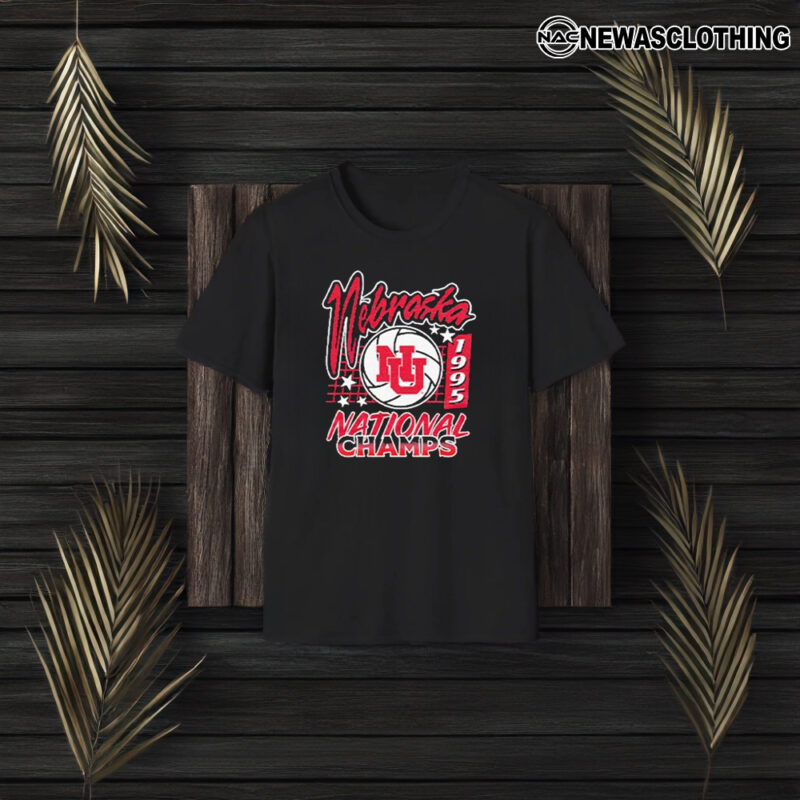 Nebraska Volleyball 1995 National Champs T-Shirt3