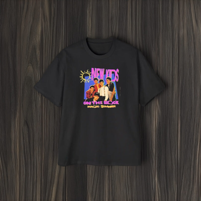 New Kids On The Block Magic Summer Photo T-Shirts2