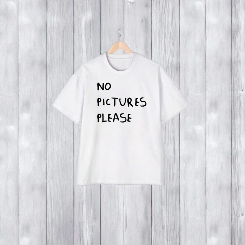 No Pictures Please T-Shirt1