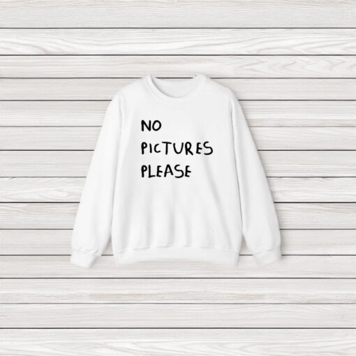 No Pictures Please T-Shirt3