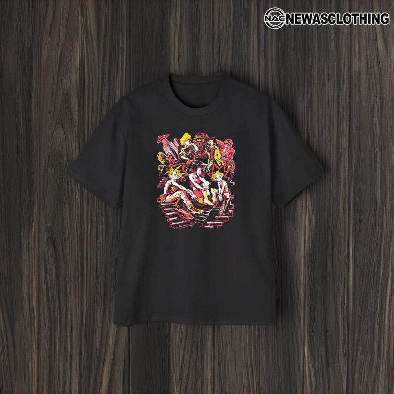 Off Duty Duelists Yugioh Characters T-Shirt2