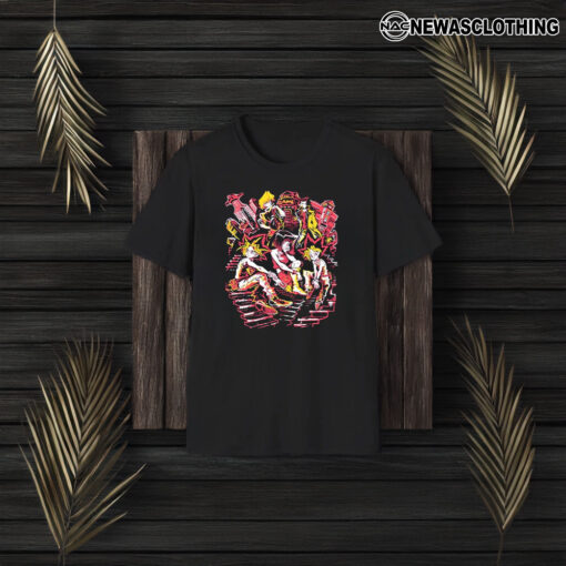 Off Duty Duelists Yugioh Characters T-Shirt3