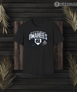 Omaheels Baseball 2024 Men’s College World Series Logo T-Shirt