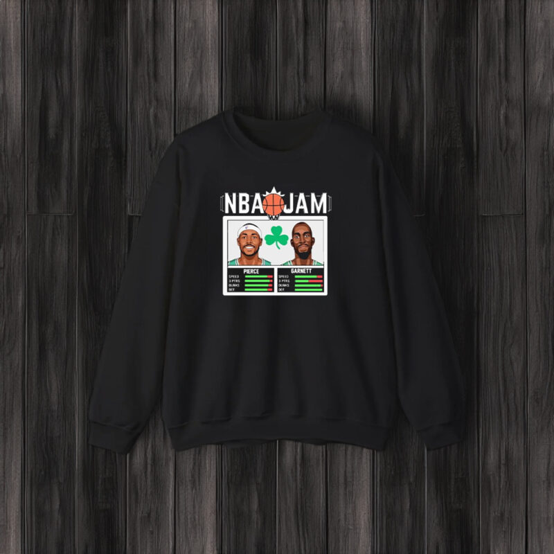 Pierce & Garnett Vintage NBA Jam Tee3