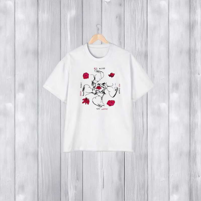 Red Blood Hot Sugar Snoopy Dog Magic T-Shirt2